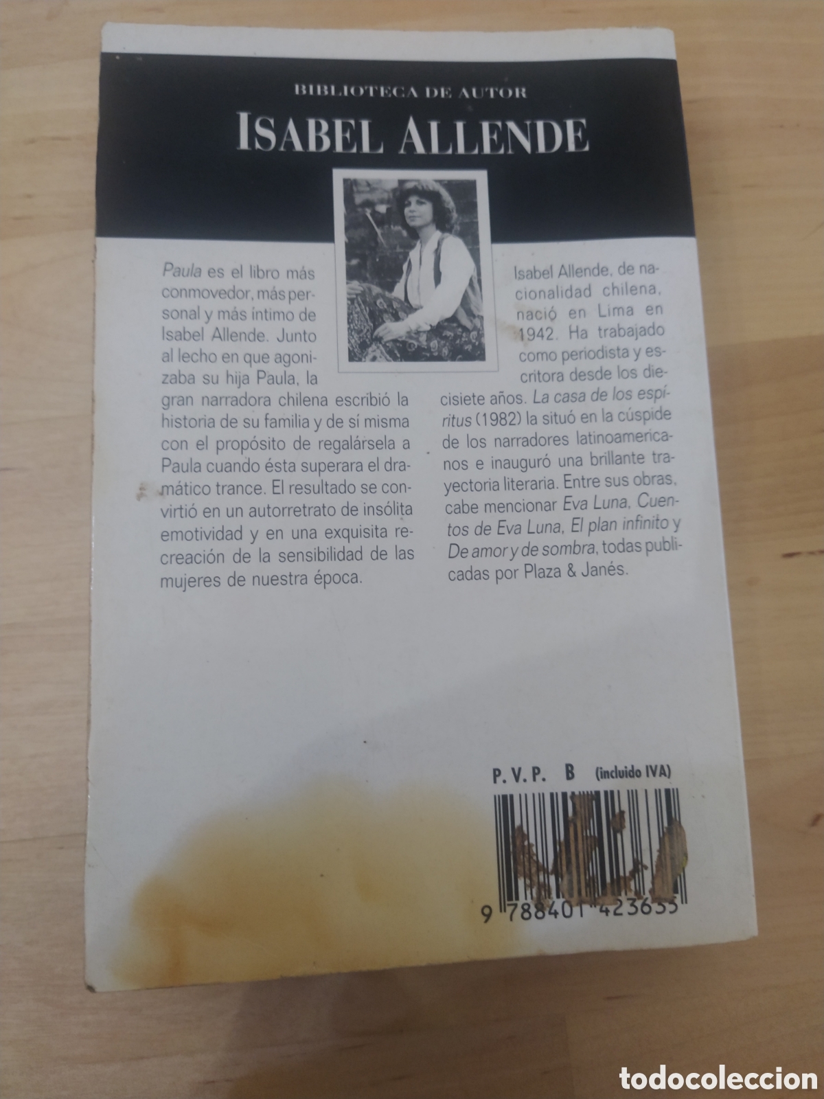Libros: PAULA - ISABEL ALLENDE - Foto 3
