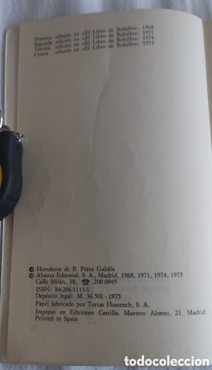 Libros: Tormento - Benito P&eacute;rez Gald&oacute;s - Foto 4