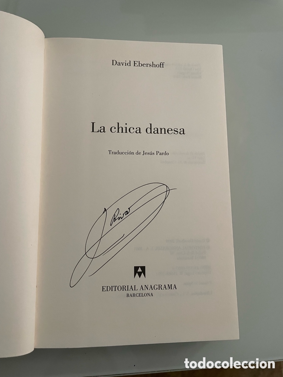 Libros: La chica danesa. David Ebershoff. Editorial: Anagrama - Foto 3