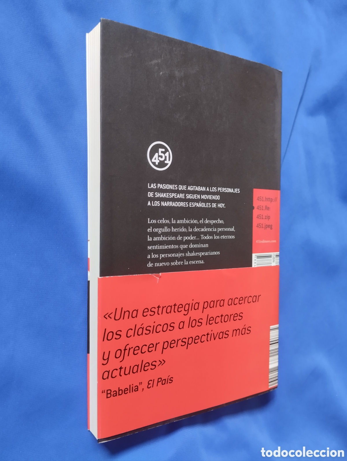 Libros: NUEVO TRAGEDIAS DE SHAKESPEARE. PRIMERA EDICI&Oacute;N. 451 EDITORES - Foto 3