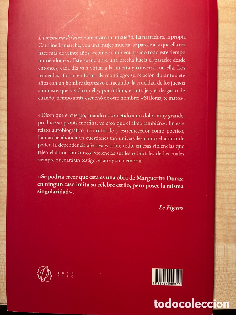 Libros: La memoria del aire - Caroline Lamarche - Foto 2
