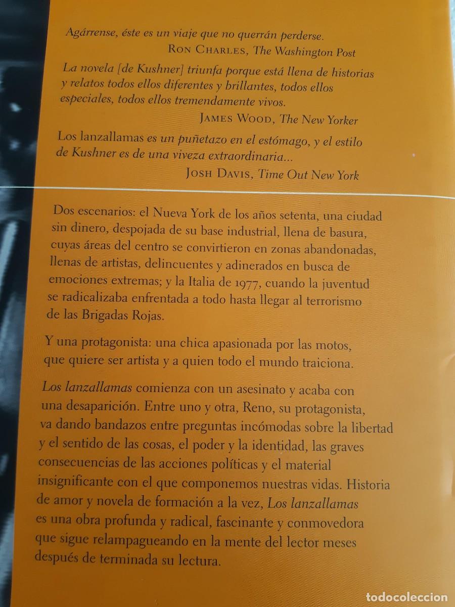 Libros: LOS LANZALLAMAS - Kushner, Rachel - Foto 3