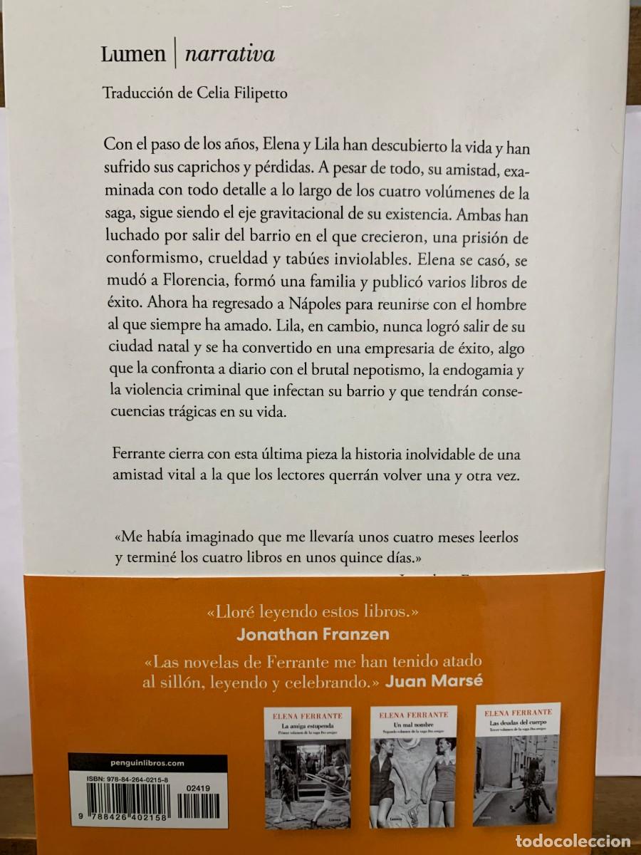 Libros: LA NI&Ntilde;A PERDIDA, ELENA FERRANTE, LUMEN EDITORIAL - Foto 2
