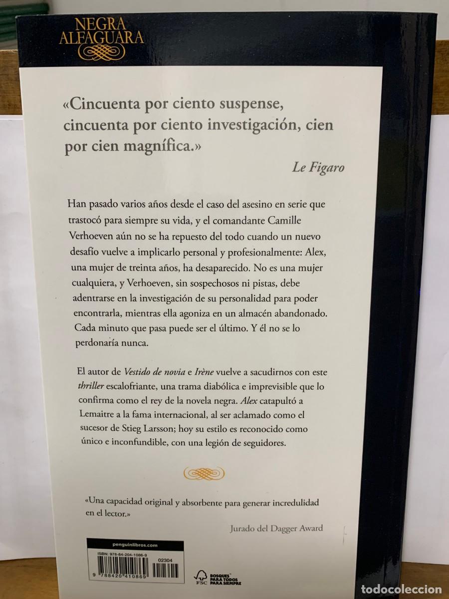 Libros: ALEX, PIERRE LEMAITRE, ALFAGUARA - Foto 2