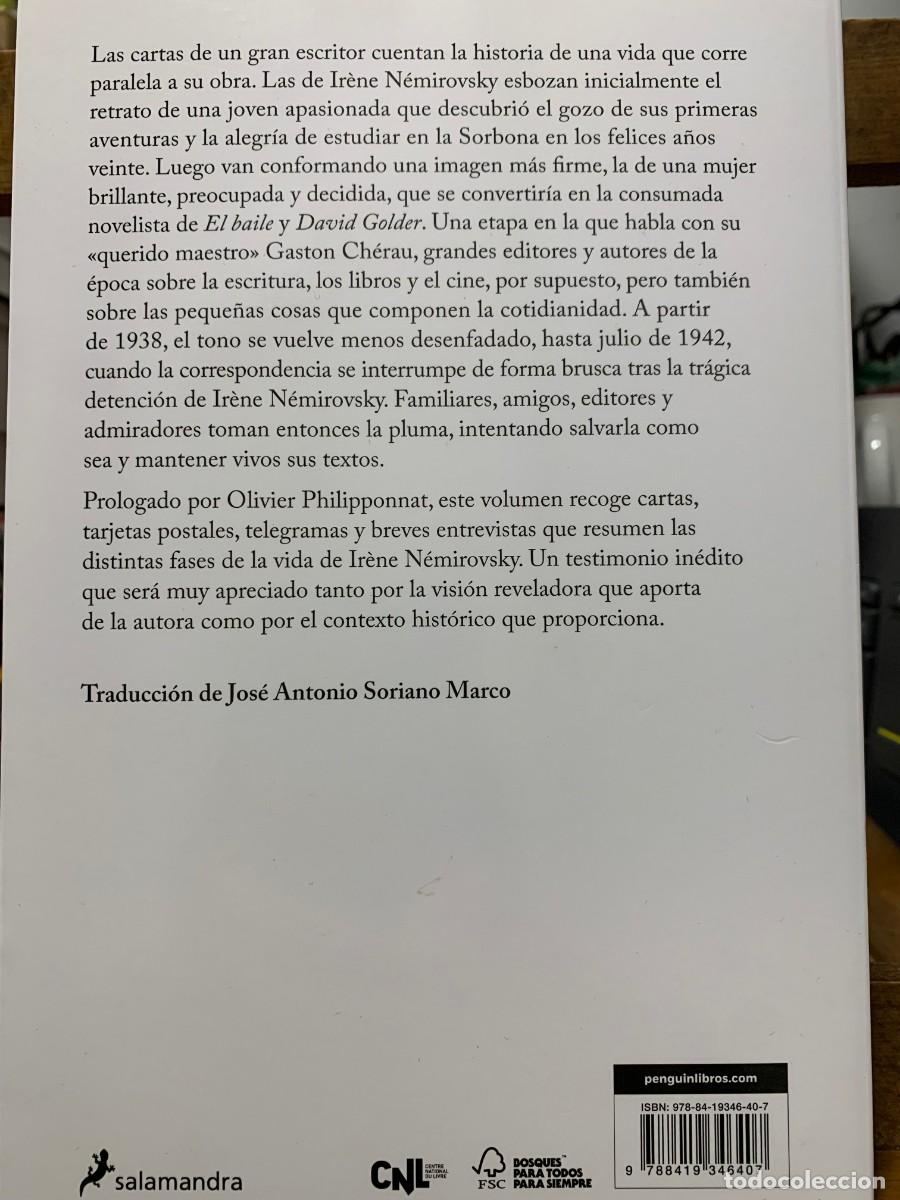 Libros: CARTAS DE UNA VIDA, IRENE NEMIROVSKI, SALAMNDRA - Foto 2