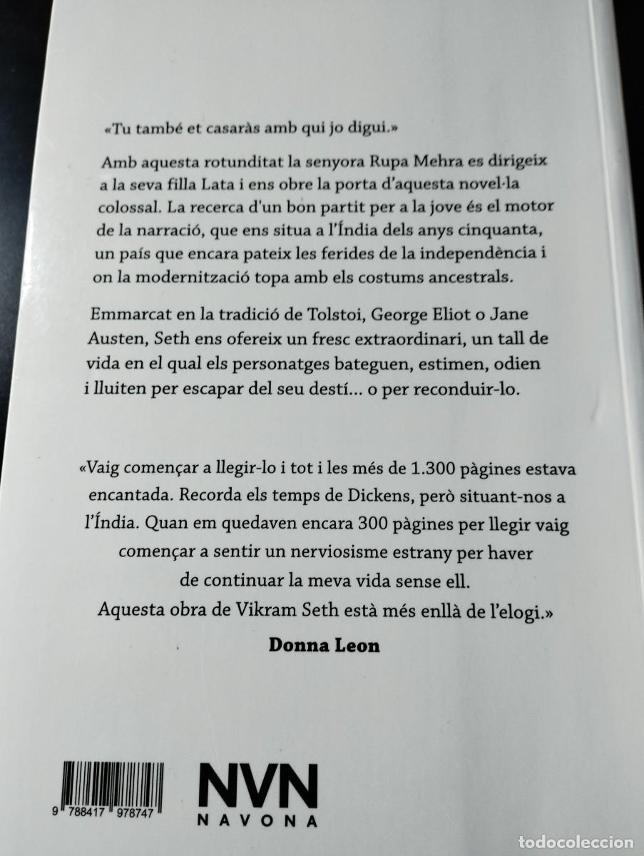 Libros: UN BON PARTIT (V.SETH, NAVONA) - Foto 2