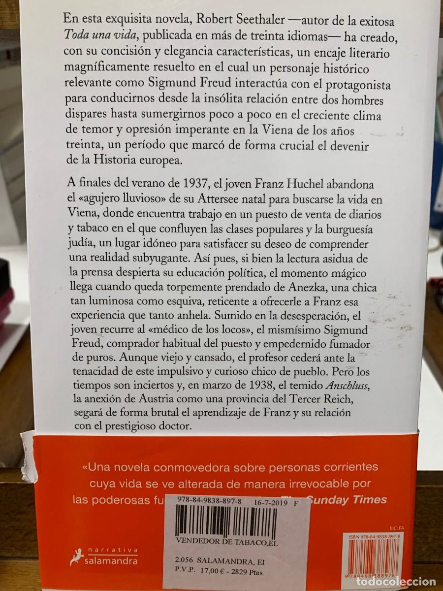 Libros: EL VENDEDOR DE TABACO, ROBERT SEETHALER, SALAMANDRA - Foto 2