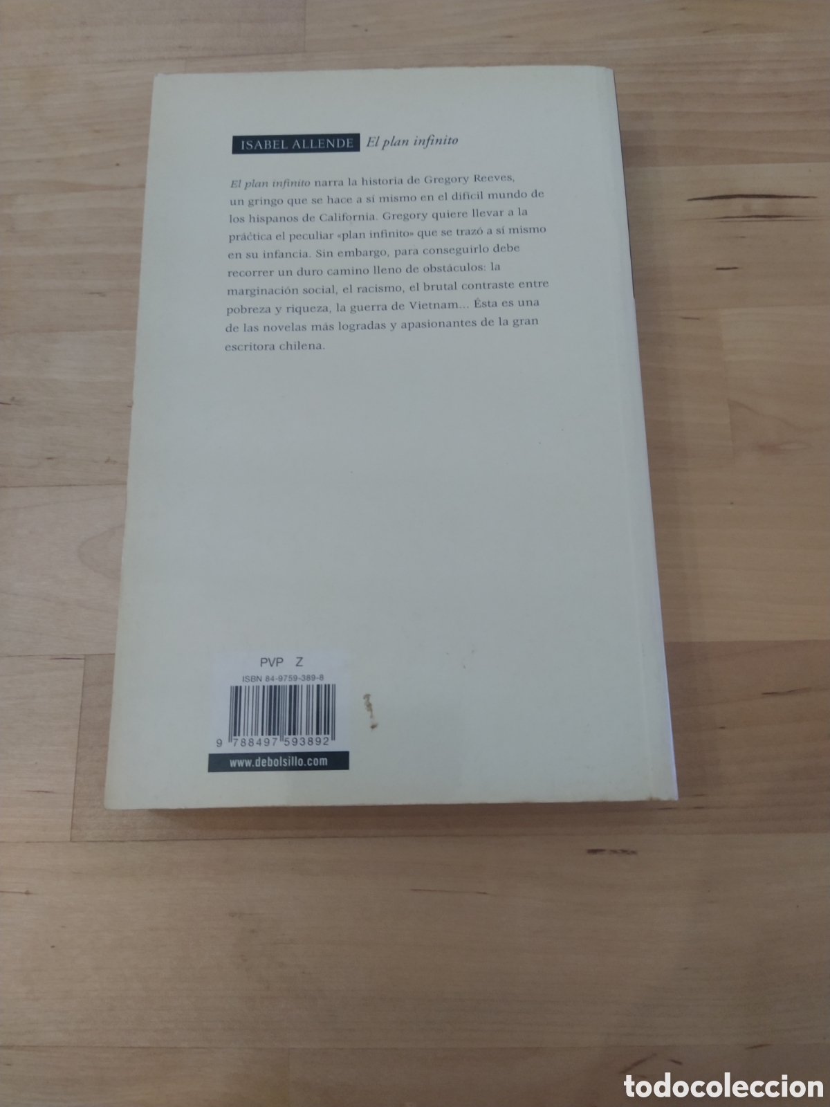 Libros: EL PLAN INFINITO - ISABEL ALLENDE - Foto 6
