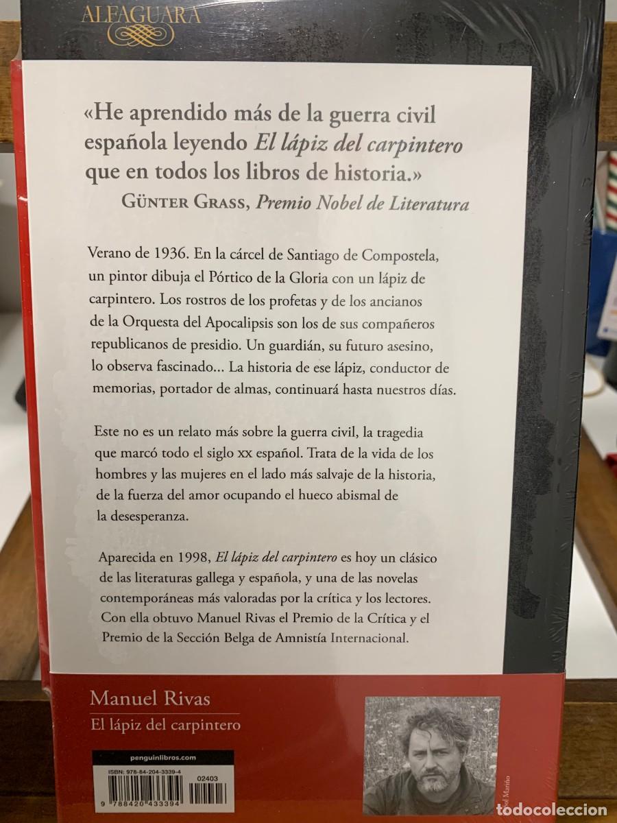 Libros: EL LAPIZ DEL CARPINTERO, MANUEL RIVAS, ALFAGUARA - Foto 2