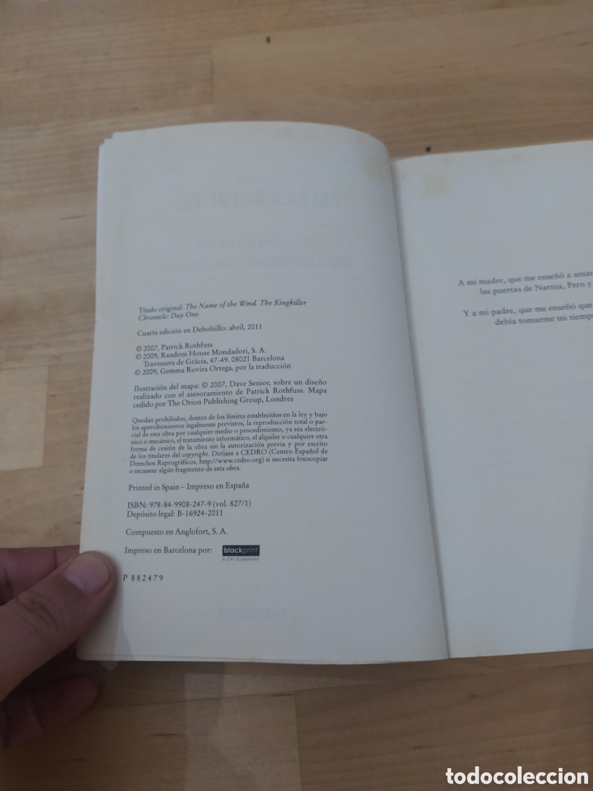 Libros: EL NOMBRE DEL VIENTO - PATRICK ROTHFUSS - Foto 2