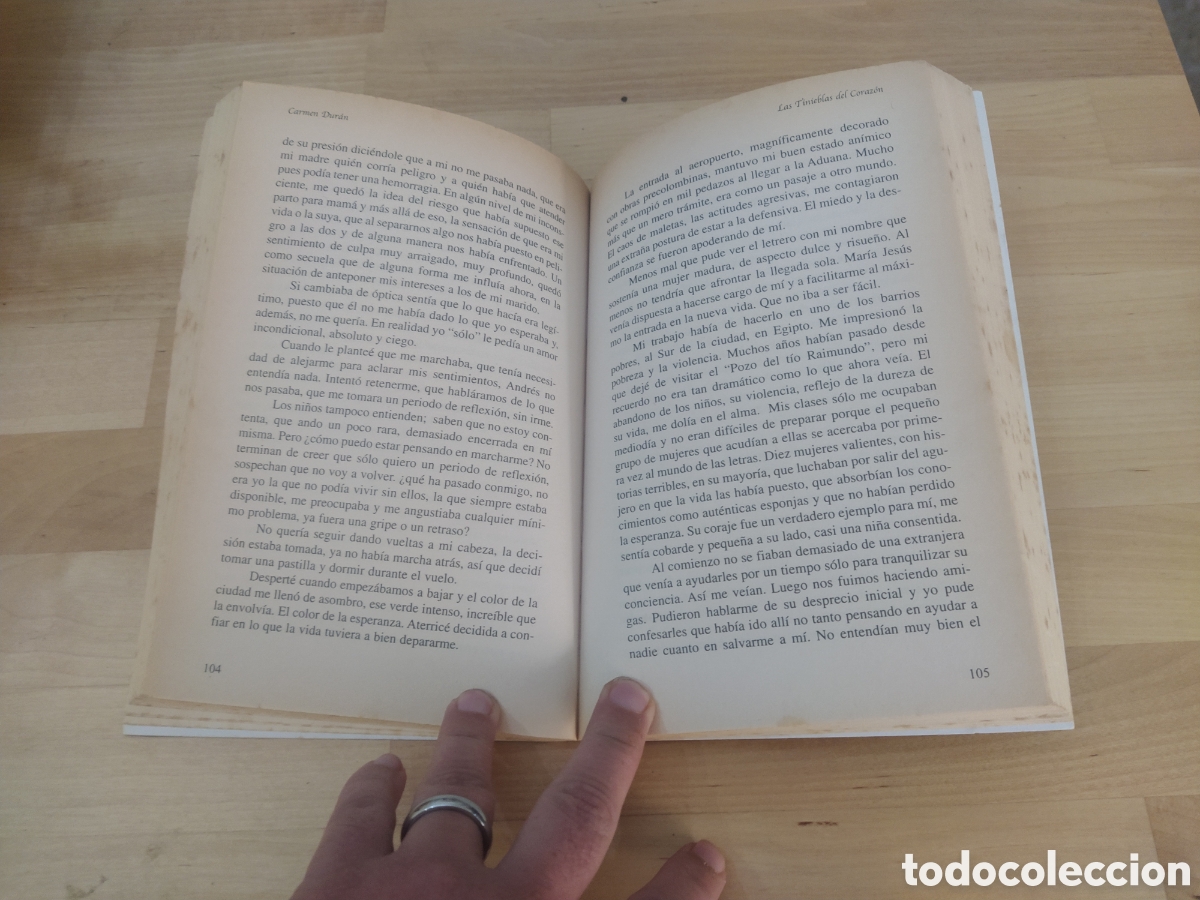 Libros: LAS TINIEBLAS DEL CORAZ&Oacute;N - CARMEN DUR&Aacute;N - Foto 3