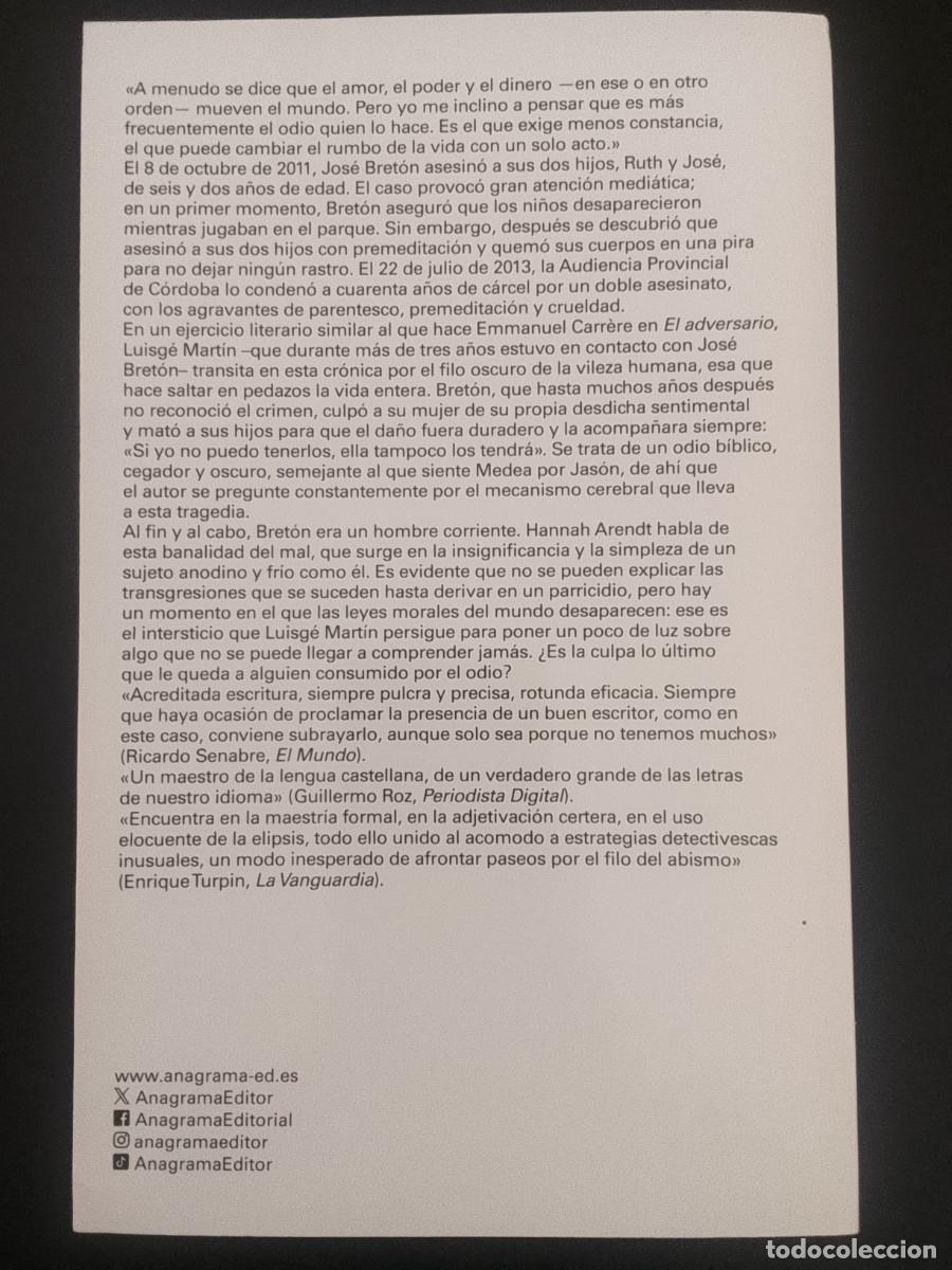 Libros: El Odio - Luisg&eacute; Mart&iacute;n (2 ejemplares) - Foto 5