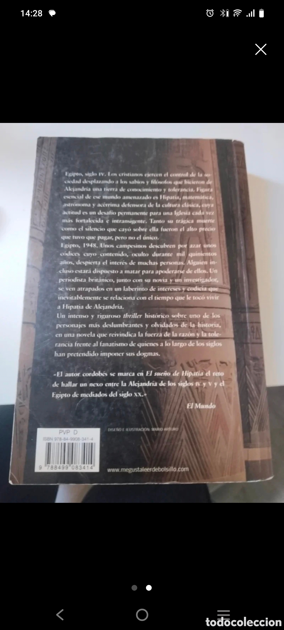 Libros: El sue&ntilde;o de Hipatia Jose Calvo - Foto 2