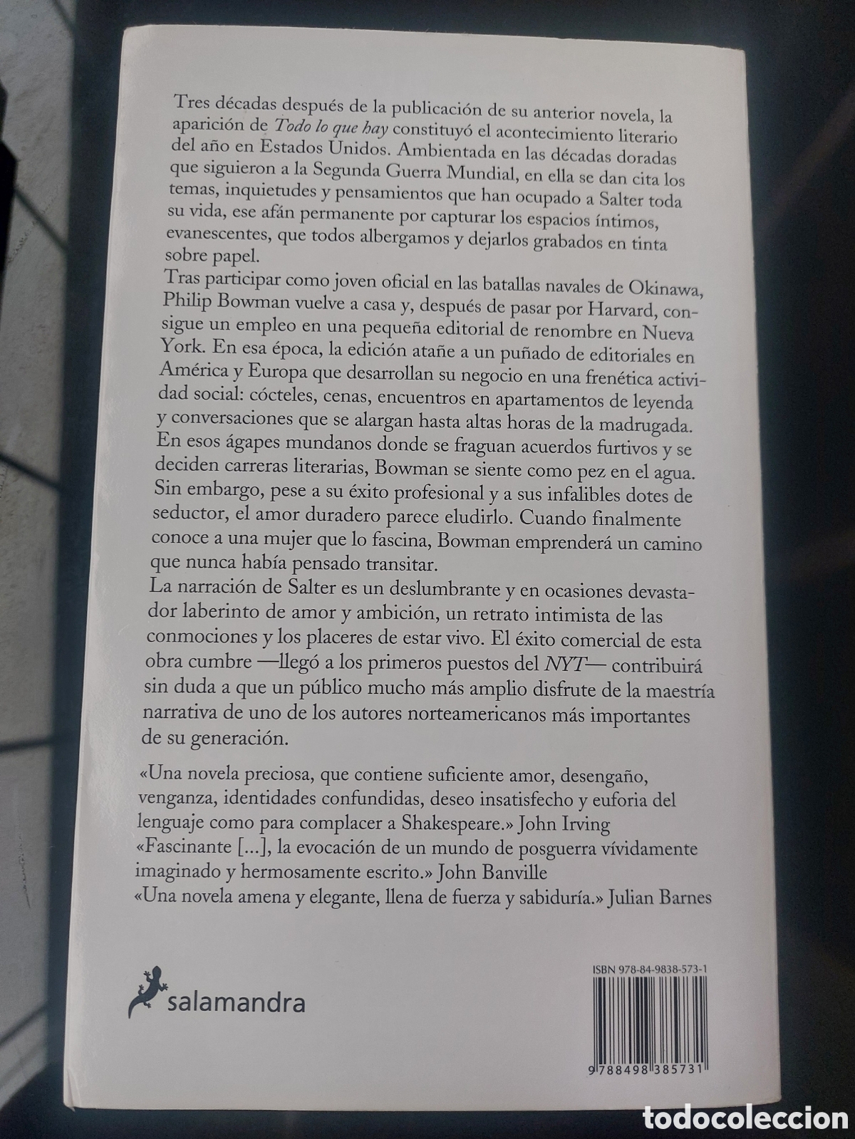 Libros: Todo lo que hay, de James Salter - Foto 3