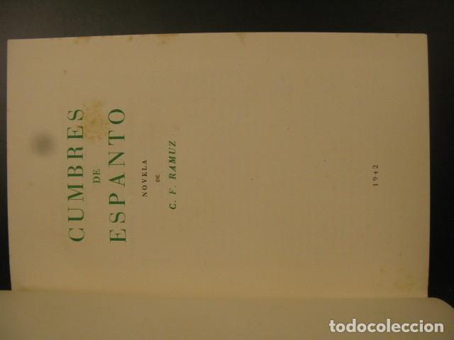 Libros: Cumbres de espanto - Ramuz, C. F.: - Foto 2
