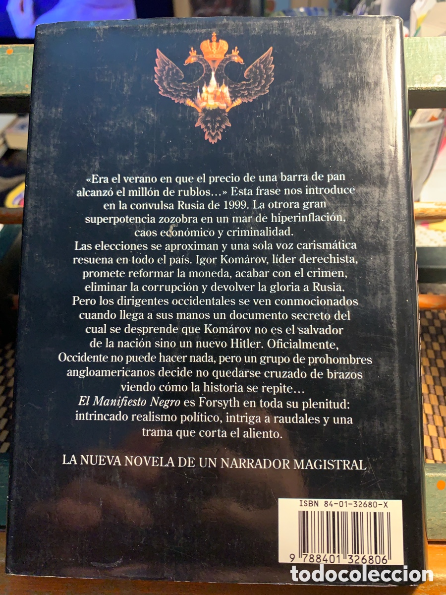 Libros: Frederick forsyth, el manifiesto negro. - Foto 2