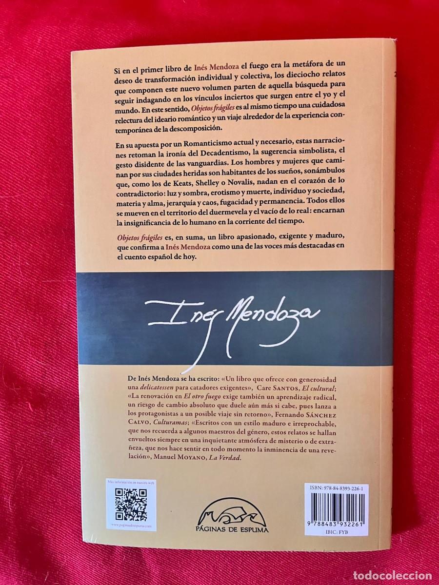 Libros: OBJETOS FR&Aacute;GILES/ IN&Eacute;S MENDOZA / P&Aacute;GINAS DE ESPUMA - Foto 2