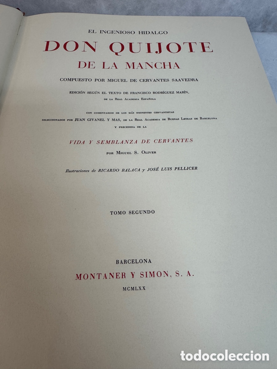 Libros: Don Quijote de la Mancha - Edici&oacute;n - Foto 12