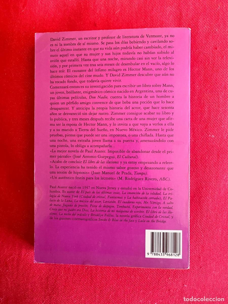 Libros: EL LIBRO DE LAS ILUSIONES / PAUL AUSTER / ANAGRAMA - Foto 2