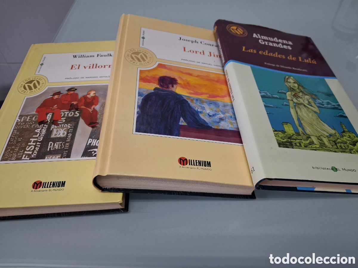 Libros: Lote 3 libros Biblioteca El Mundo - Foto 1