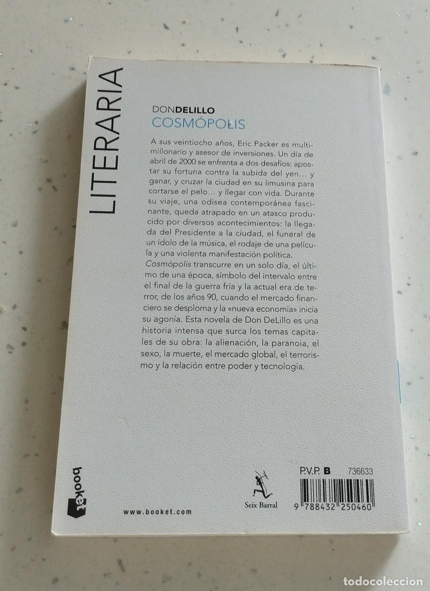 Libros: COSM&Oacute;POLIS, DON DELILLO, BOOKET, COMO NUEVA - Foto 2