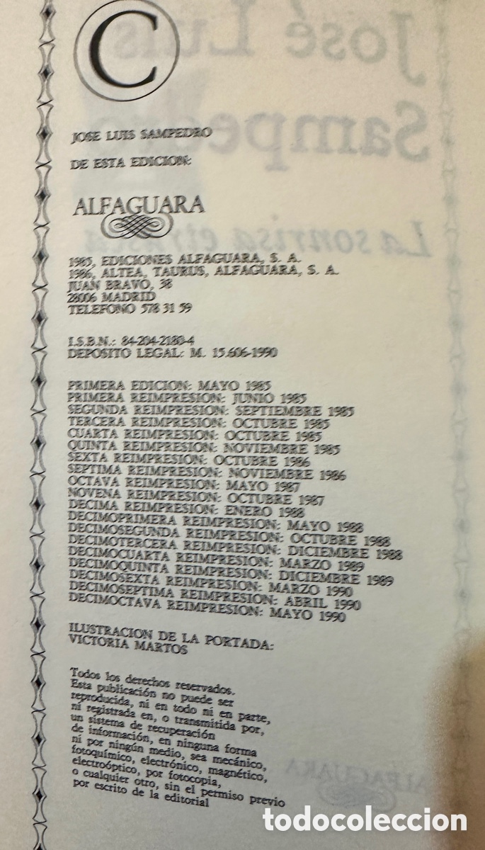 Libros: Libro La Sonrisa Etrusca, Jos&eacute; Luis Sampedro - Foto 5