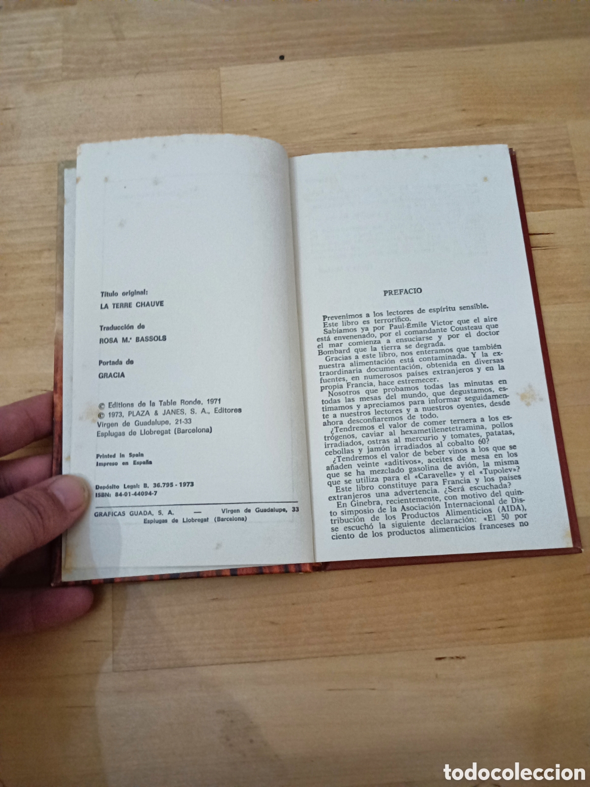 Libros: LA TIERRA INTOXICADA - MAURICE PASQUELOT - Foto 2