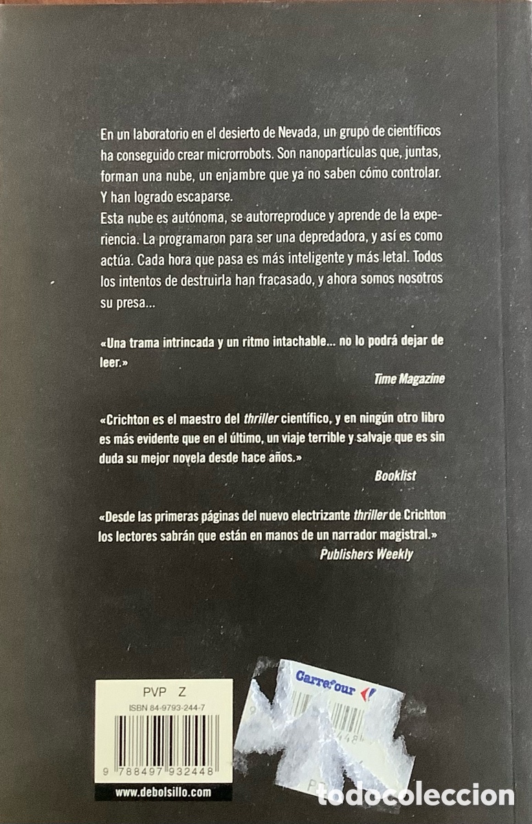 Libros: Presa de Michael Crichton - Foto 2