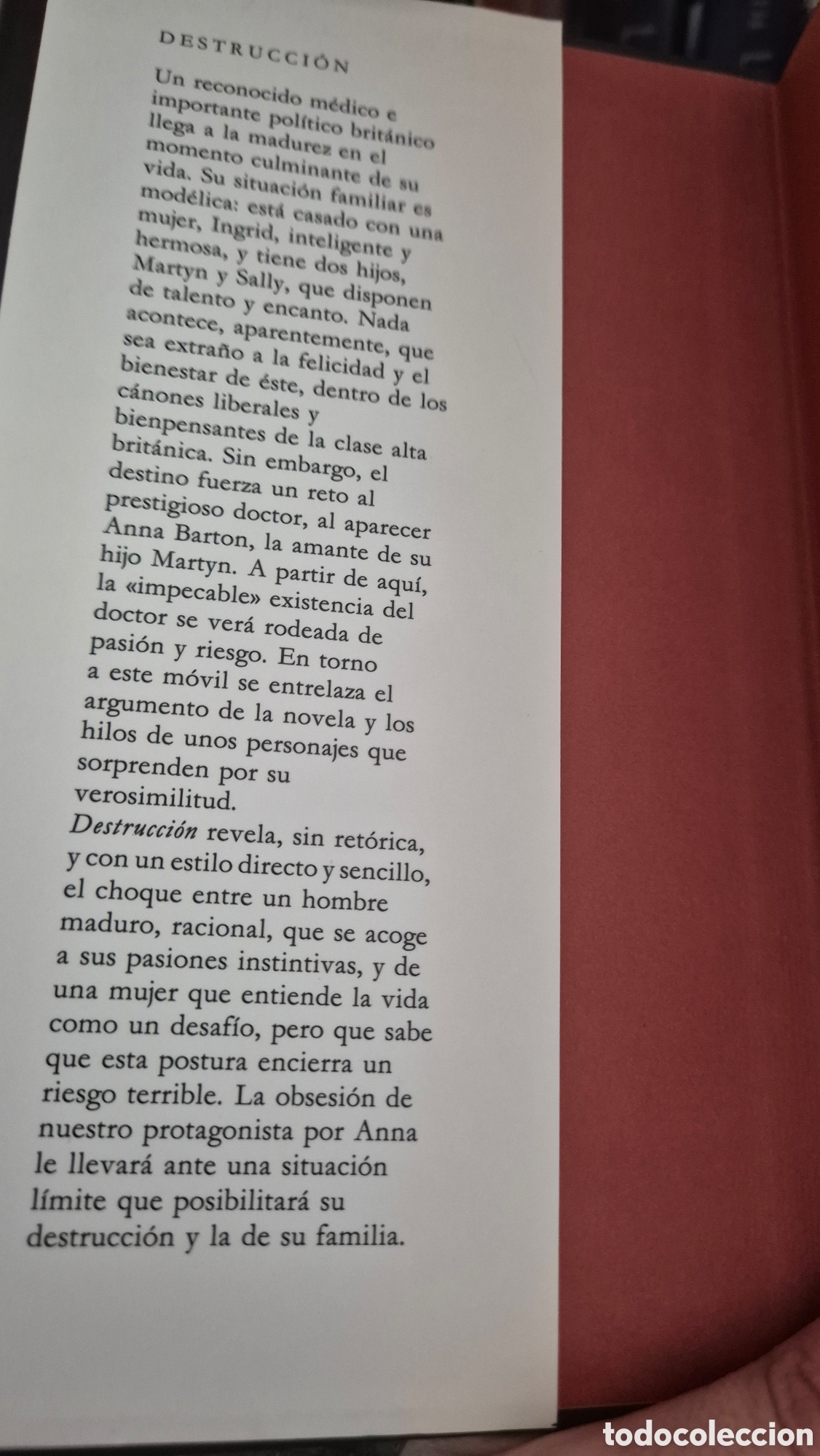Libros: Destrucci&oacute;n de Josephine Hart - Foto 3