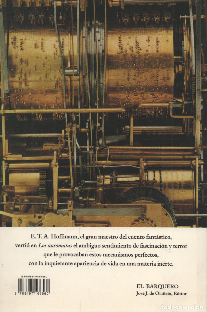 Libros: Los aut&oacute;matas. E.T.A. Hoffmann. Ola&ntilde;eta. 2010. - Foto 2