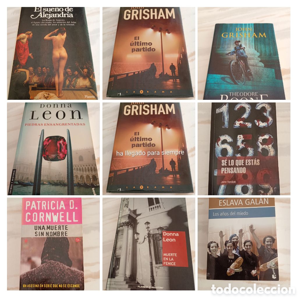 Libros: CONJUNTO 9 NOVELAS DIFERENTES ESCRITORES