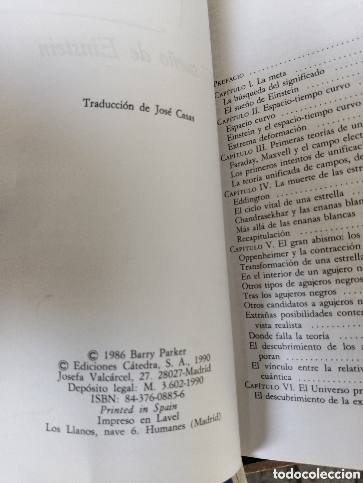 Libros: Barybook C38. el sue&ntilde;o de Einstein Barry Parker c&aacute;tedra - Foto 3