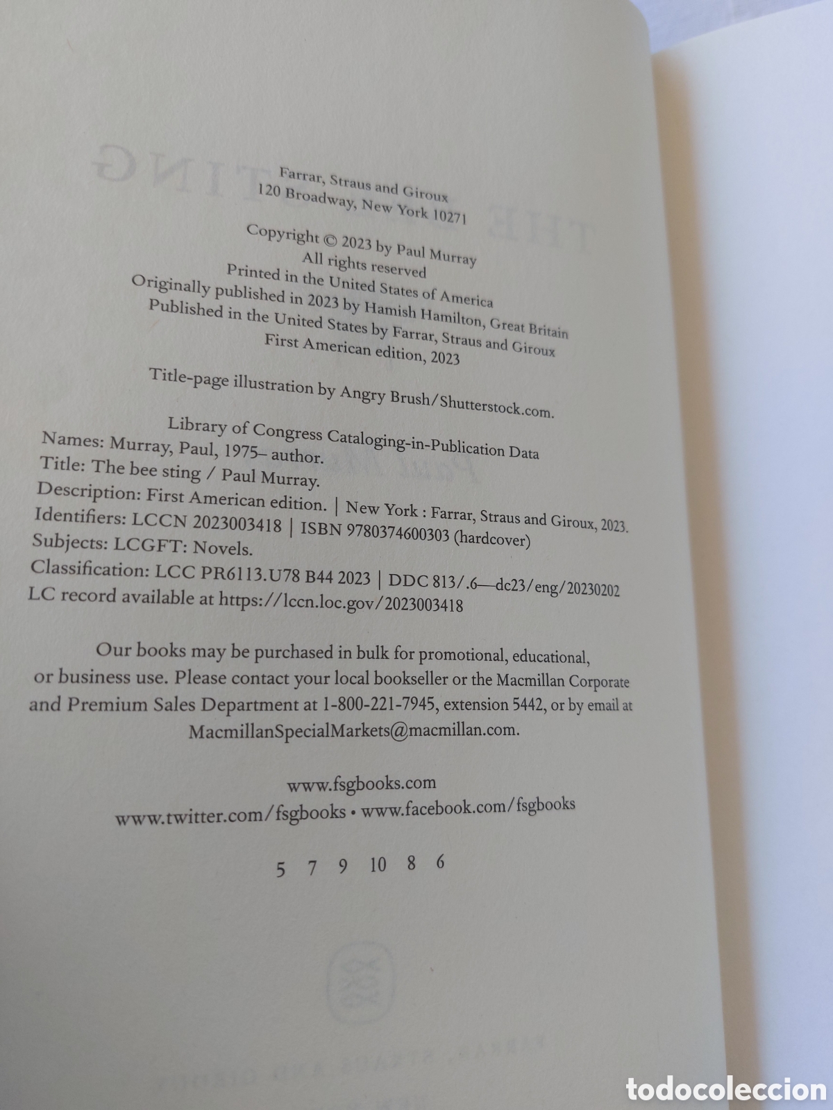 Libros: The Bee Sting. Paul Murray - Foto 2