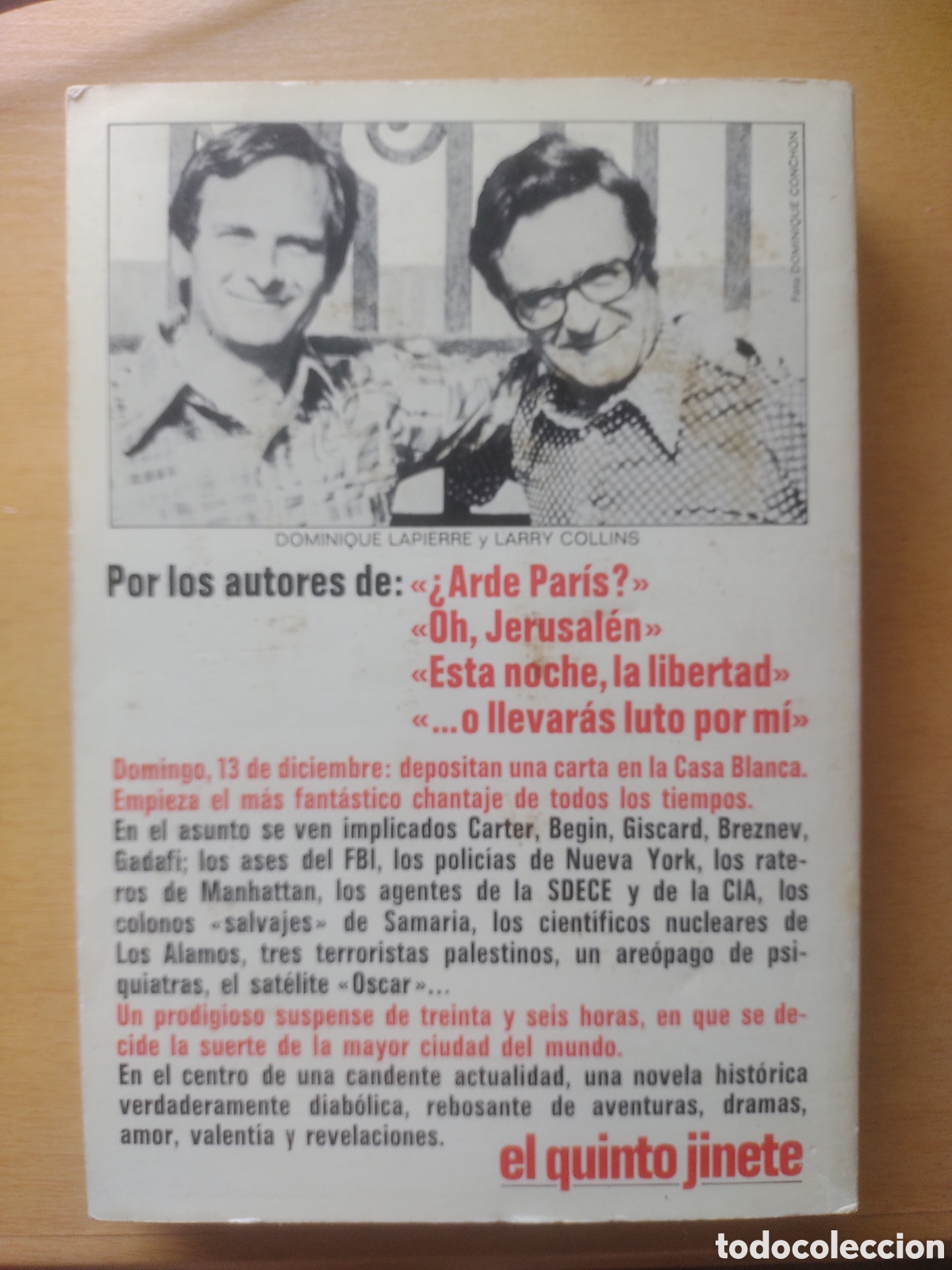 Libros: Libro El Quinto Jinete - Foto 2