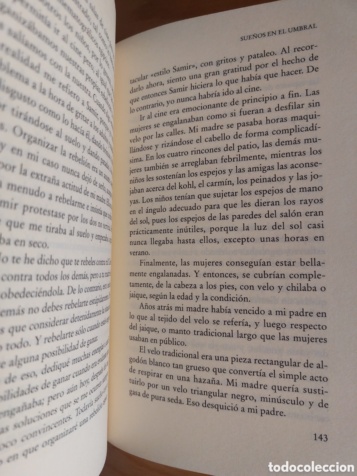 Libros: Sue&ntilde;os en el umbral. Fatima Mernissi - Foto 5