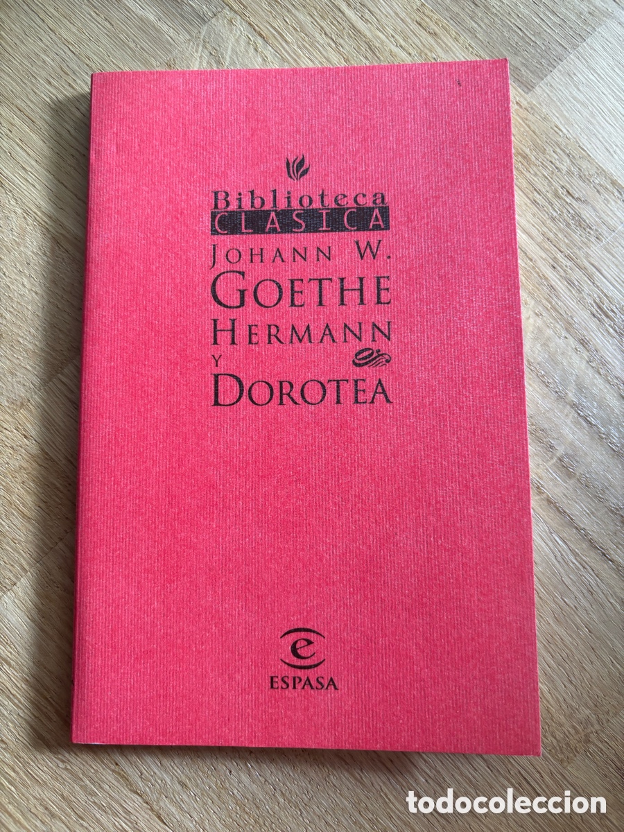Libros: Goethe: Hermann y Dorotea