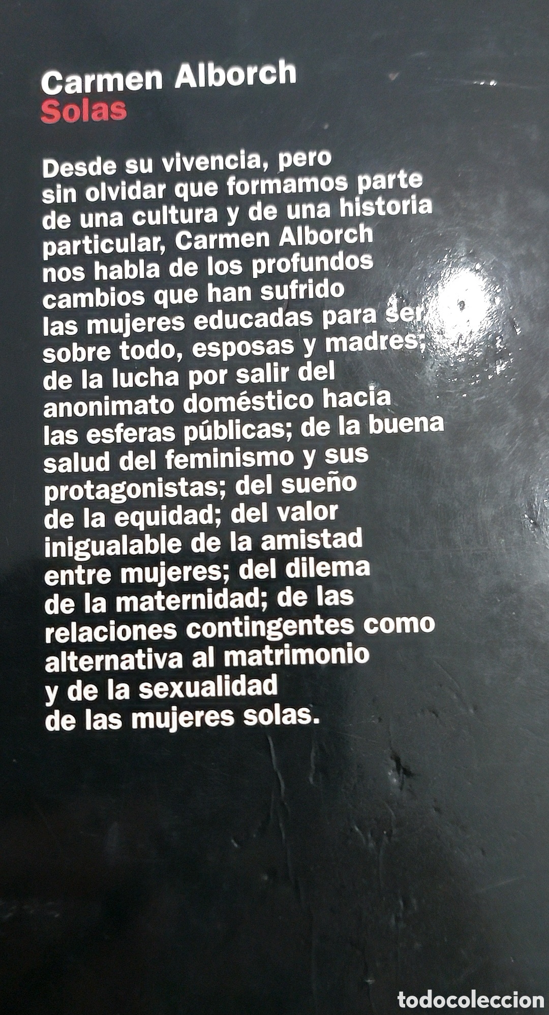 Libros: Carmen Alborch. &rdquo;SOLAS&rdquo; - Foto 3