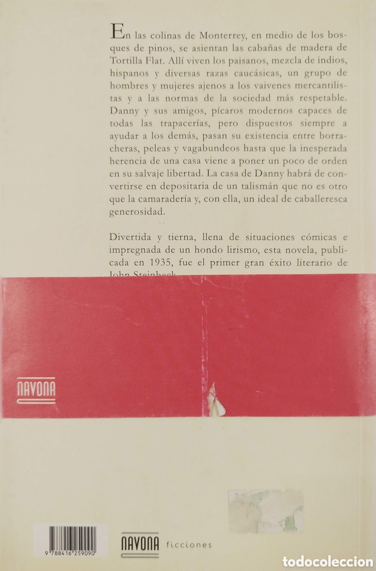Libros: Tortilla Flat. John Steinbeck. Navona. 2020. - Foto 2