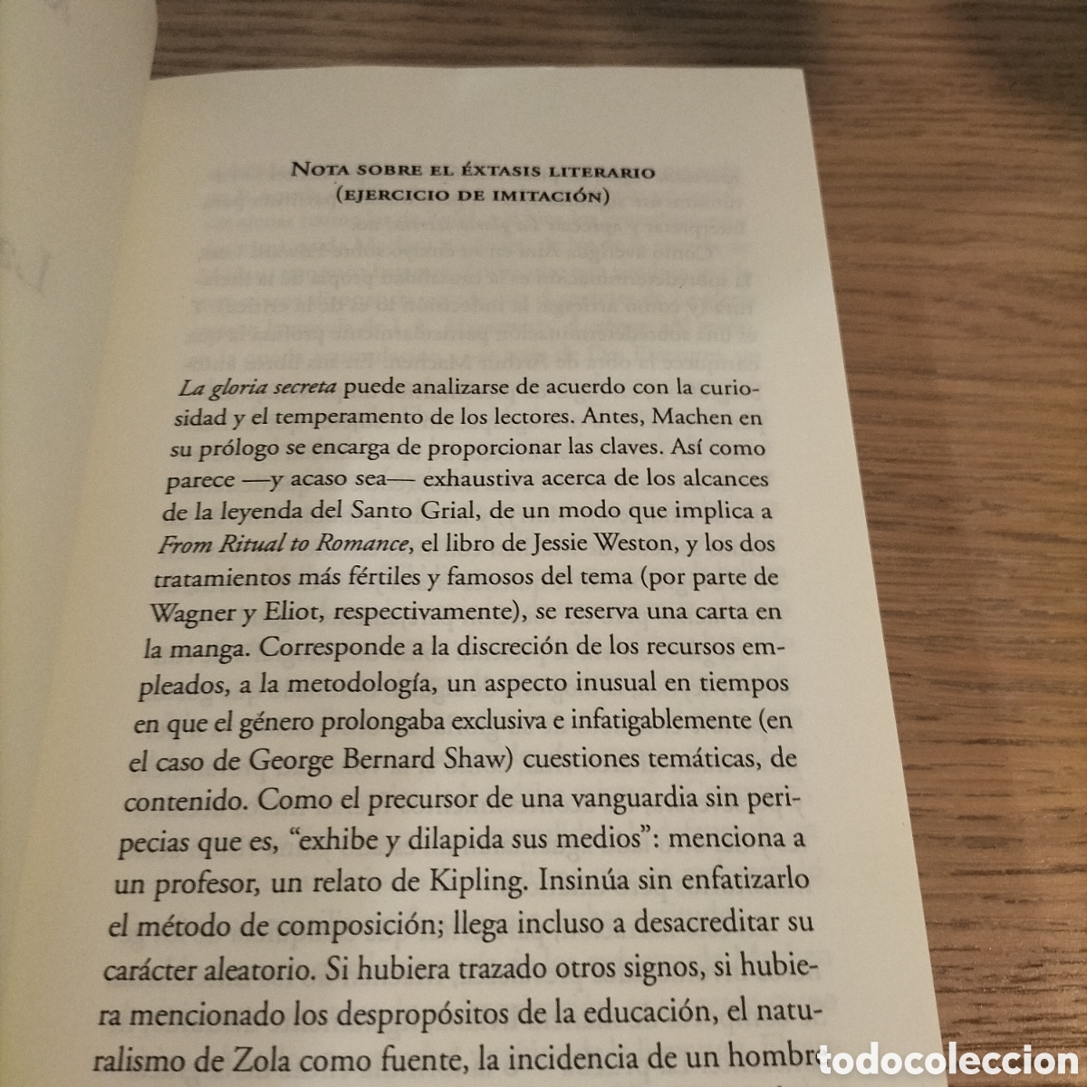 Libros: LA GLORIA SECRETA - ARTHUR MACHEN - EDIT. LA BESTA EQUILATERA - Foto 4