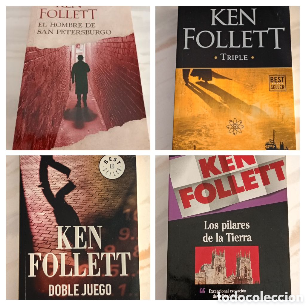Libros: PACK de 4 novelas Ken Follet - Foto 1