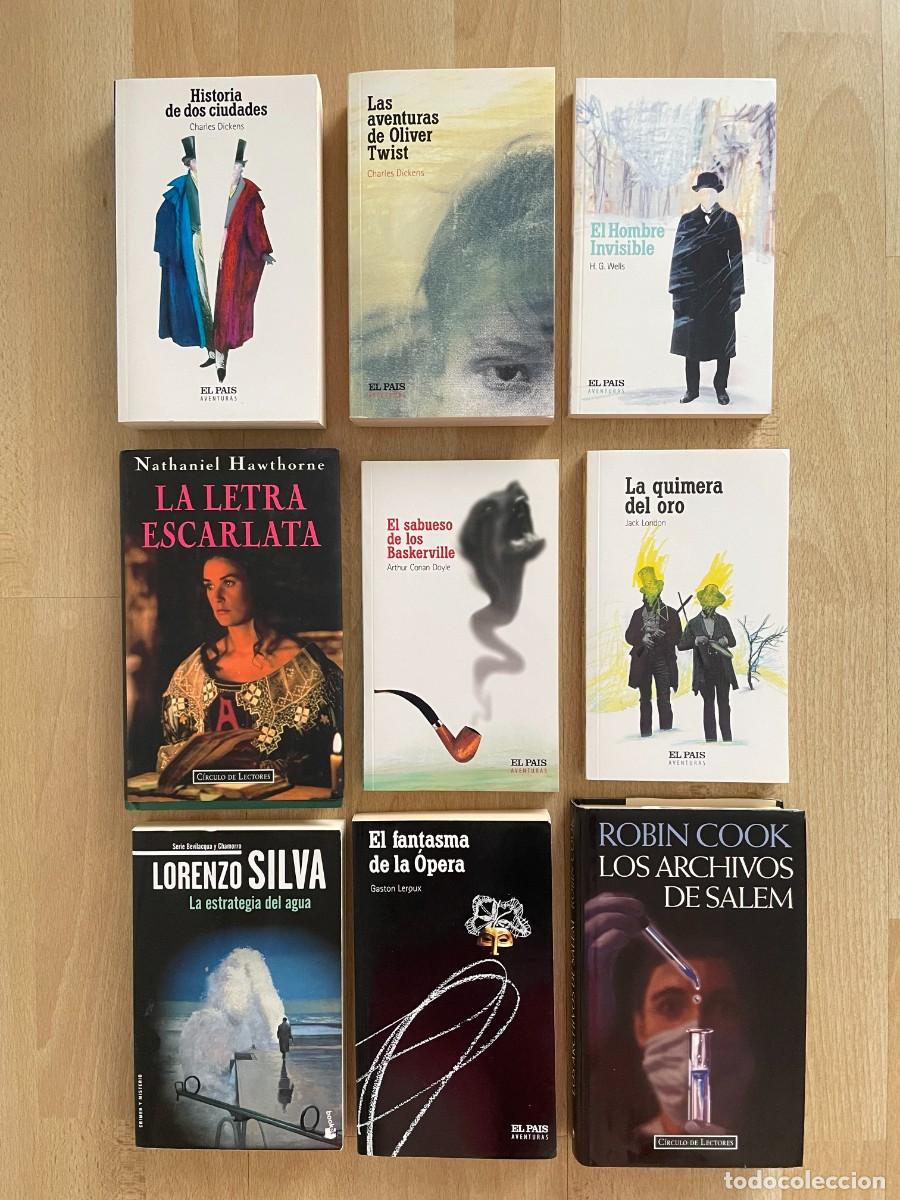 Libros: Lote de nueve libros cl&aacute;sicos y novelas