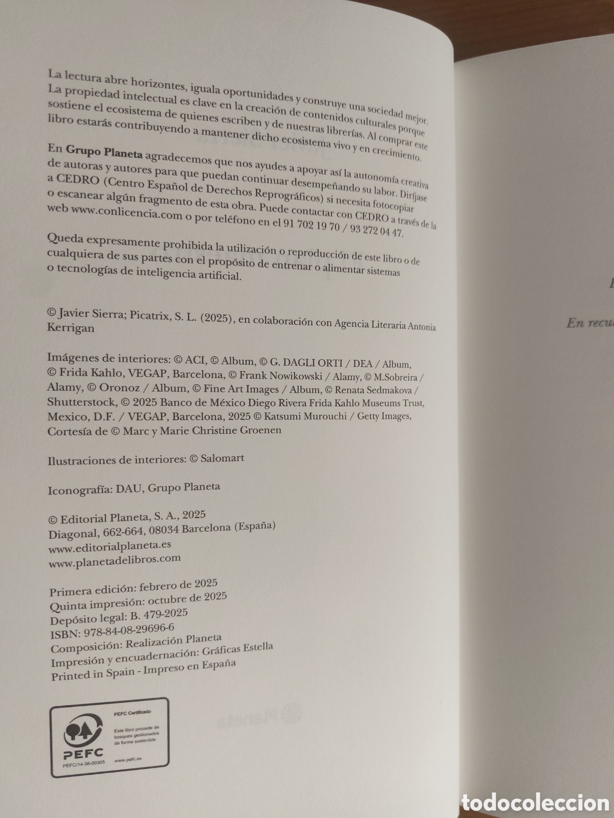 Libros: El plan maestro. Javier Sierra - Foto 2