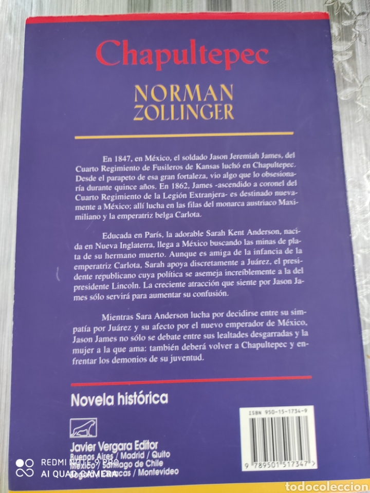 Libros: Chapultepec. Norman zollinger - Foto 2