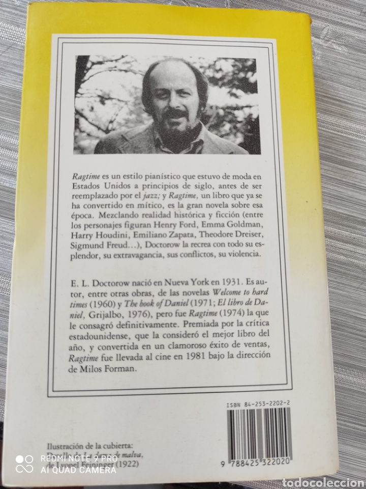 Libros: Ragtime. E.L. Doctorow - Foto 2