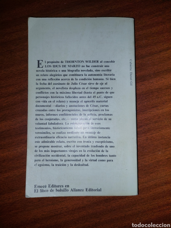 Libros: Los idus de marzo - Thornton Wilder - Foto 3