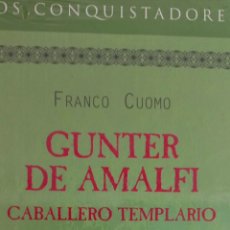 Libros: GUNTER DE AMALFI. CABALLERO TEMPLARIO. Lote 314773188