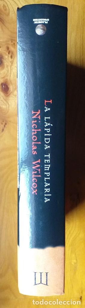 Libros: LA LAPIDA TEMPLARIA - NICHOLAS WILCOX - Foto 3