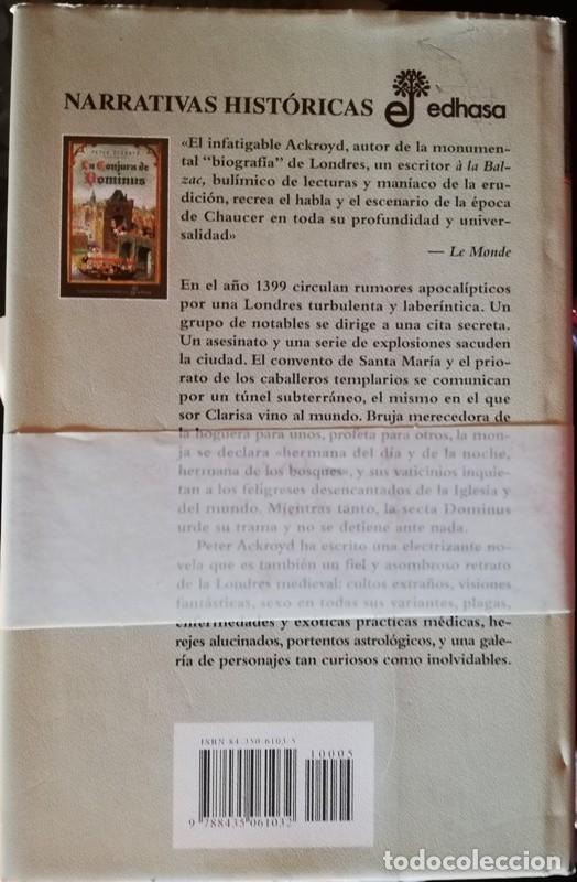 Libros: La conjura de Dominus. Peter Acroyd - Foto 2