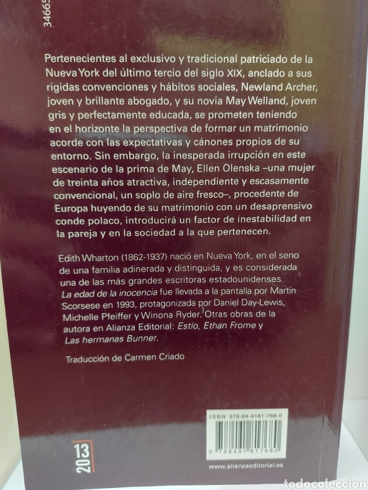 Libros: La edad de la inocencia de Edith Wharton - Foto 2