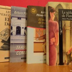 Libros: PACK LIBROS ARTURO PÉREZ- REVERTE - LA TABLA DE FLANDES, EL MAESTRO DE ESGRIMA, TERRITORIO COMANCHE. Lote 375791794